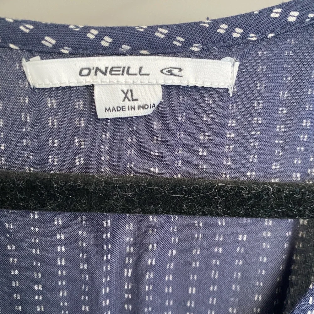 O'Neill Blue and White Patterned Dress - Picture 4 of 5
